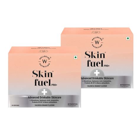 Skin Fuel Pro+ Valencia Orange Flavor Sachets | Wellbeing Nutrition
