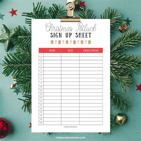 Printable Potluck Sign Up Sheetfiesta Potluck Images