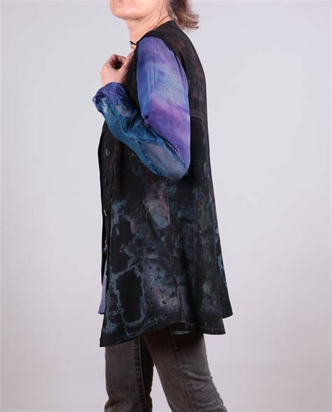 Art-to-Wear by Tatiana Palnitska - asymmetrical closure hand-painted ...
