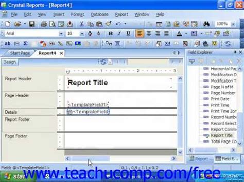 Image result for Tutorial for Crystal Reports