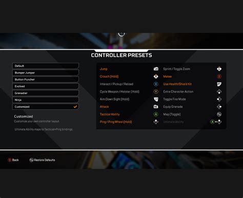 Image result for Apex Config Keybinds