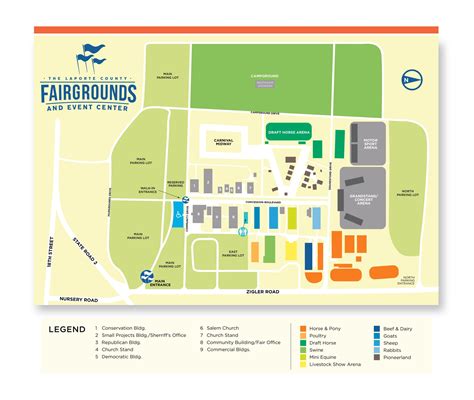 Directions & Venue Map - La Porte County Fairgrounds and Events Center