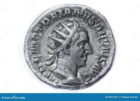 Trajan Decius Antoninianus Rome 249-251, Roman Coins Stock Image ...