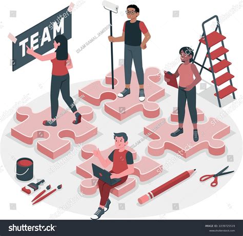 Team Working Vector 的图像结果