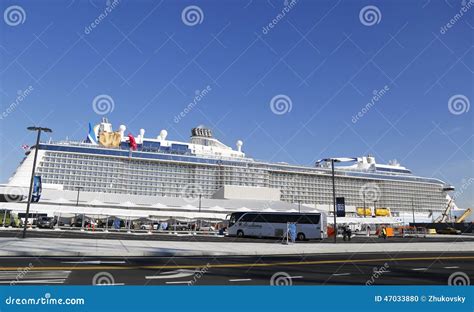 Newest Royal Caribbean Cruise Ship Quantum of the Seas Docked at Cape ...