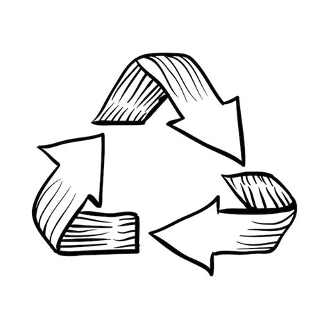Image result for How to Draw Recycle Symbol