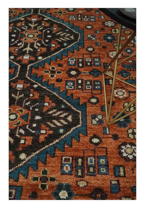 Rust, Ivory and Brown Oriental Traditional Persian Area Rug – The Rug Decor