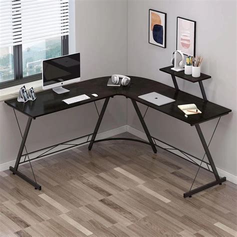 Image result for Computer Table L Design