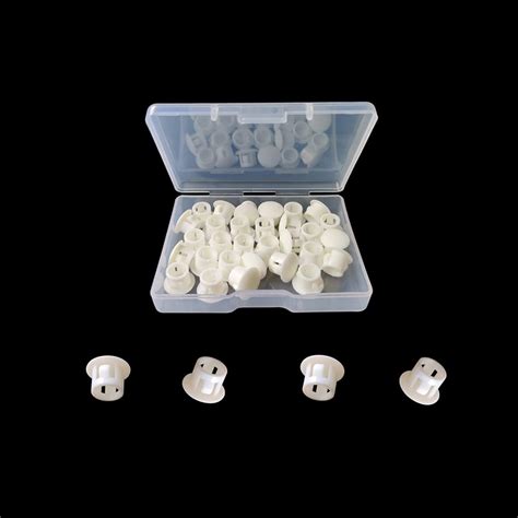 Buy 30 Pcs White Hole Plugs 8mm (5/16) White Plastic Hole Plugs White ...