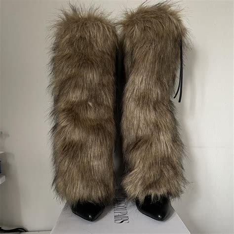 Y2K fur leg warmers *just the leg warmers! it... - Depop in 2025 | Fur ...