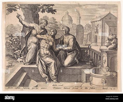 Susanna and the elders; History of Susanna; Theatrum Biblicum ...