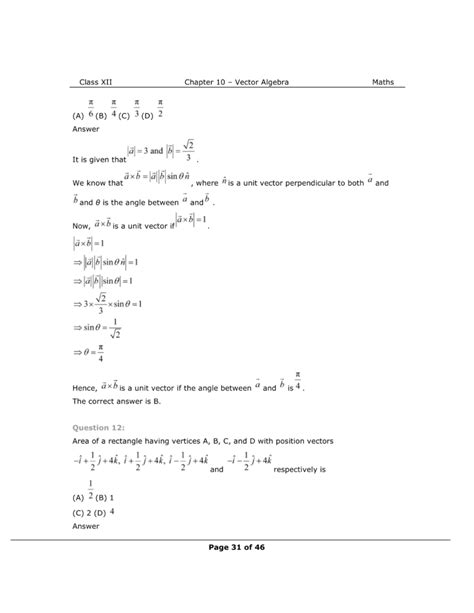 Image result for Class 12 Math NCERT Ch 10 Exercise 10.4 Score Plus