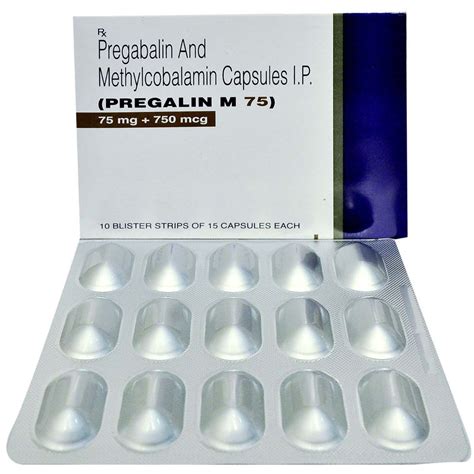 Pregalin M 75 Capsule 15's Price, Uses, Side Effects, Composition ...