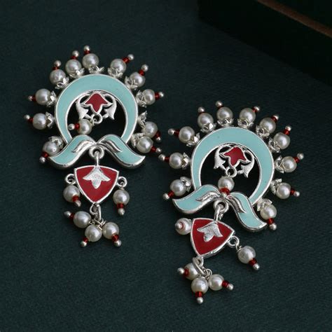 Tahira Sunrise Ruby Earrings – VOYLLA