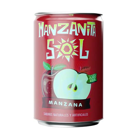 Manzanita Sol Apple Flavored Soda Can 163ml Slim - 3D Model by ...