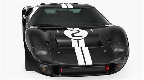 3D Ford GT40 Racing Car Black | 3D Molier International