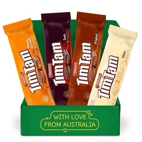 Buy Tim Tam Cookies - 4 Pack Full - Arnott's Tim Tam Original Chocolate ...
