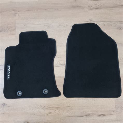 Toyota Corolla Floor Mats 2000 2006 Velour Carpet Black Waterproof All ...