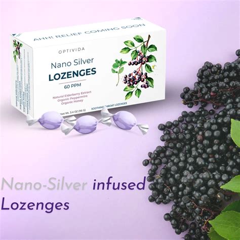 Buy OPTIVIDA Health Natural Colloidal Silver Lozenges 60PPM Elderberry ...