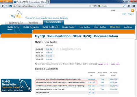 Image result for phpMyAdmin Sample Database