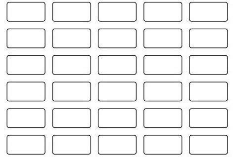 Visual Print Blank MRP Sticker Labels for General use - 20 x 10 mm ...