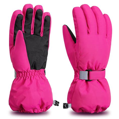 ThxToms Kids Winter Gloves, Waterproof Ski Snow Gloves for Boys and ...