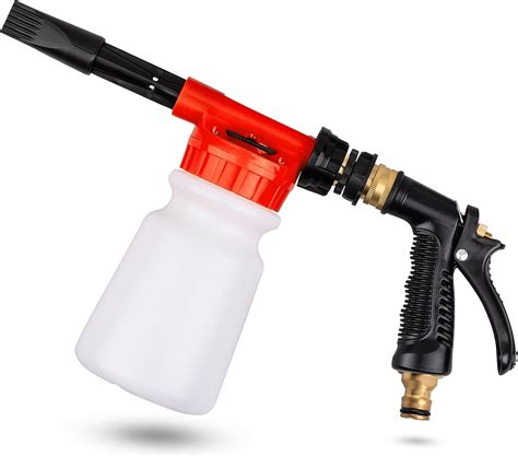 Amazon.com: Car Wash Foam Gun, Car Wash Sprayer with Adjustable Foam Dial Foam Nozzle, Foam ...