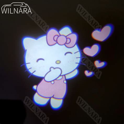Wireless Car Door Projector Hello Kitty Logo shadow | Ubuy India