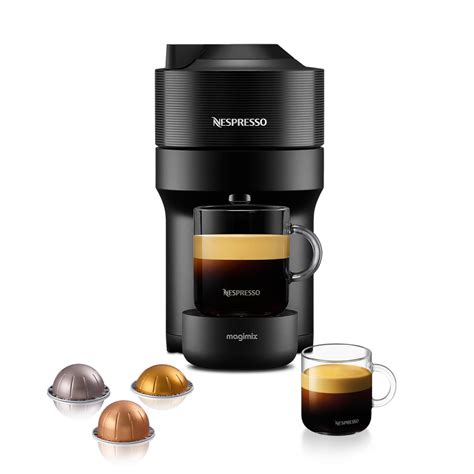 Nespresso Coffee Machines - Vertuo Pop - Smart Connectivity - Black