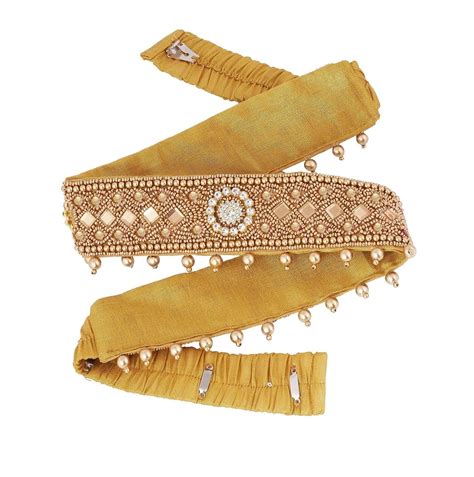 VAMA Fashions Embroidery Cloth Kamarband waist Belt stretchable Belly ...
