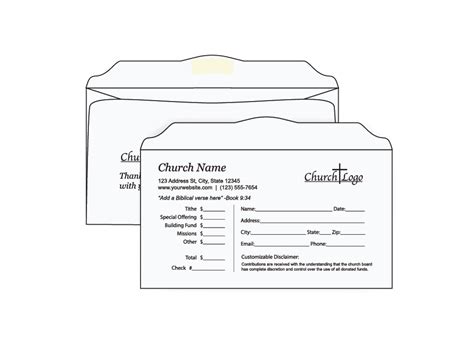 Tithe Envelopes for Church Giving | Custom Tithing Envelopes