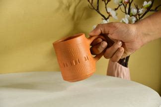 Shop Patterned Terracotta Coffee Mug for Home & Kitchen online – Sowpeace