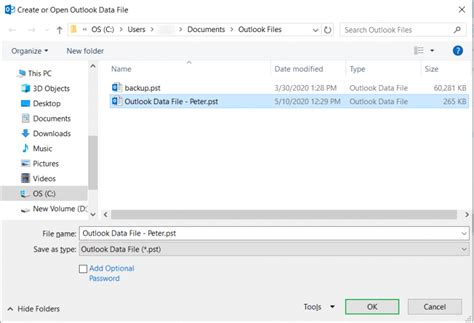 Image result for Remove Outlook Data File