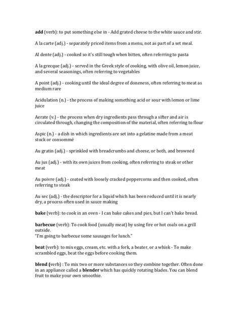 Cooking Words 的图像结果