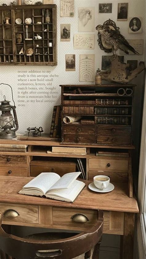 room ideas dark academia