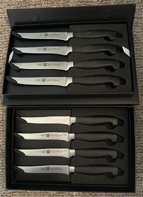ZWILLING J.A. HENCKELS FOUR STAR STEAK KNIFE SET 31090-120 - 8 KNIVES ...