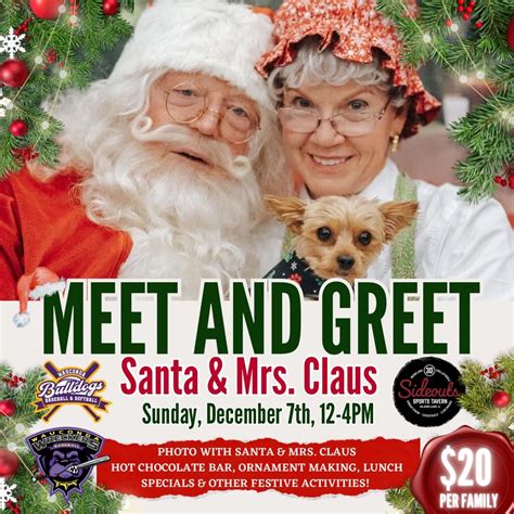 🎅 Santa & Mrs. Claus Meet & Greet! 🤶, Sideouts Sports Tavern, Island ...