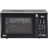 LG 21 L Convection Microwave Oven (MC2146BV, Black, Auto Cook Menu ...