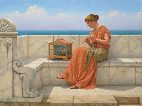 Songs Without Words - John William Godward RBA - Neo-Classicist Art ...