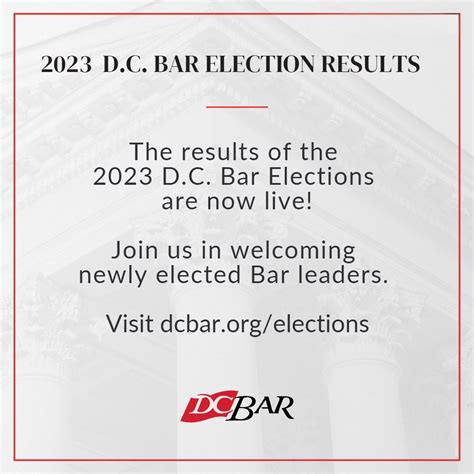 D.C. Bar on LinkedIn: The 2023 D.C. Bar election results are now live. Shaun Snyder, executive…