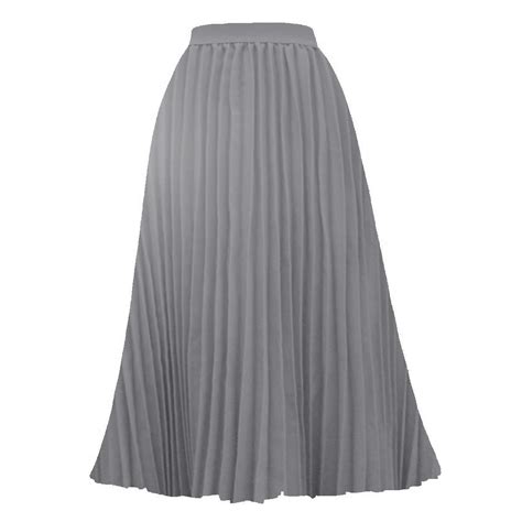 Printed Contrast Big Flare A Line Long Pleated Skirts | Pleated long ...