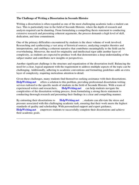 Image result for Dissertation Seconde