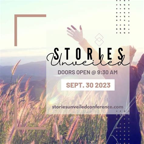 The Stories Unveiled Conference 2023, Real Life Ministries Treasure ...