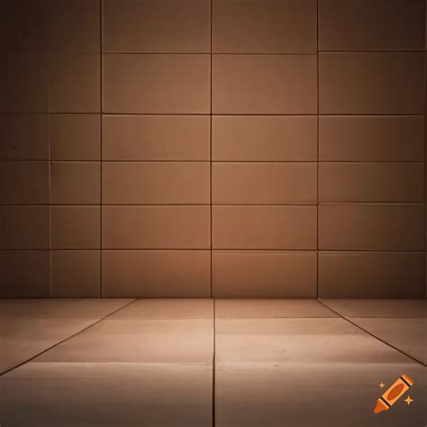 Large light tiles floor