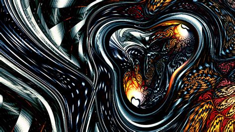 Wallpaper shapes, lines, distortion, abstraction hd, picture, image