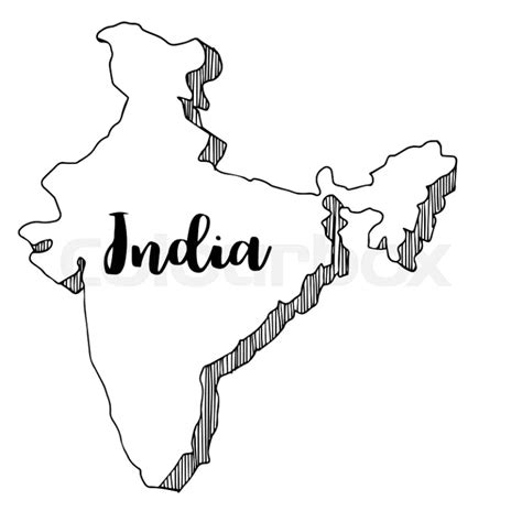 India Map Drawing 的图像结果