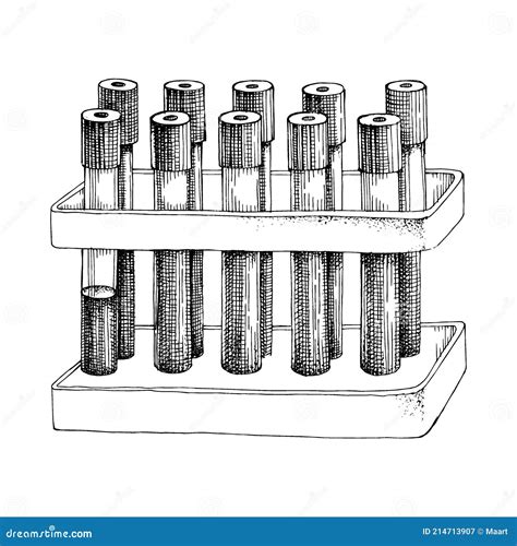 Test Tube Rack Drawing