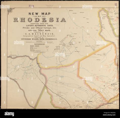 New map of Rhodesia : compiled from the latest authentic data, private and official surveys, etc ...
