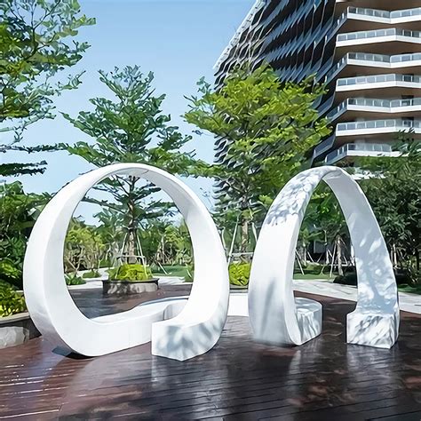 玻璃钢气球造型坐凳户外景观艺术座椅_玻璃钢坐凳 - 欧迪雅凡家具