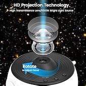 12 in 1 Starry Sky Galaxy Projector LED Night Light Planetarium Space ...